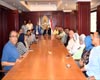 العشرى يبحث والعاملين بالغرفه تطوير الاداء وتحديث الخدمات للتجار
